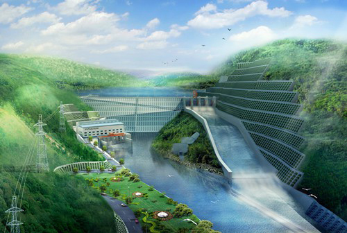 安康老挝南塔河1号水电站项目